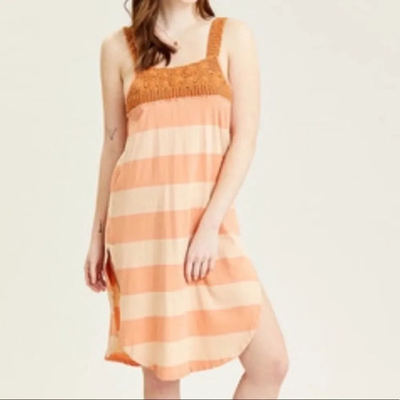 NWT Free People Luca Crocheted Detail Tank Tunic Dress - Picture 4 of 8